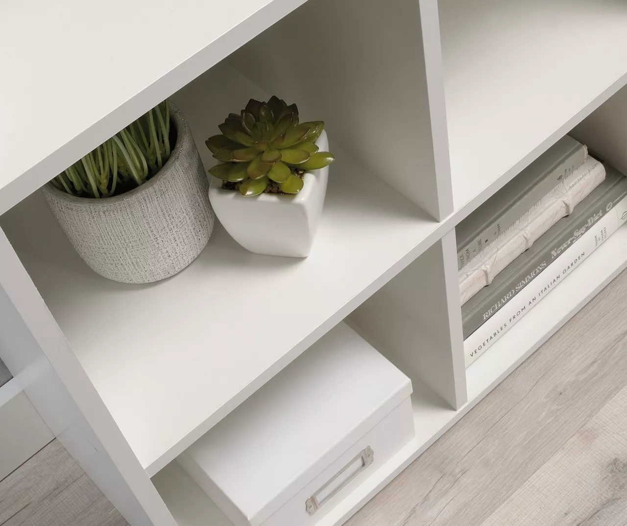 Soft White 5-Shelf Storage Organizer - Image 7
