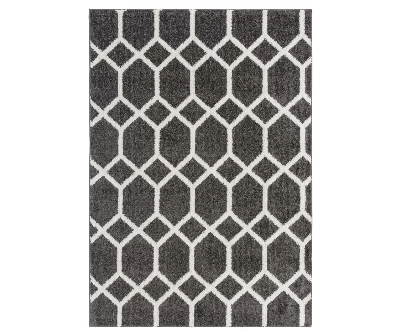 Real Living Gray Zion Trellis Rug - Image 3