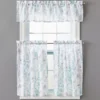 Adair Floral Valance & Tier 3-Piece Curtain Set