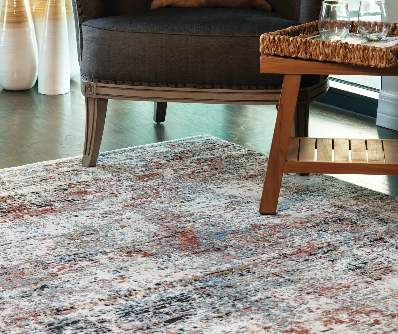 Real Living Eternity Crimson Area Rug - Image 12