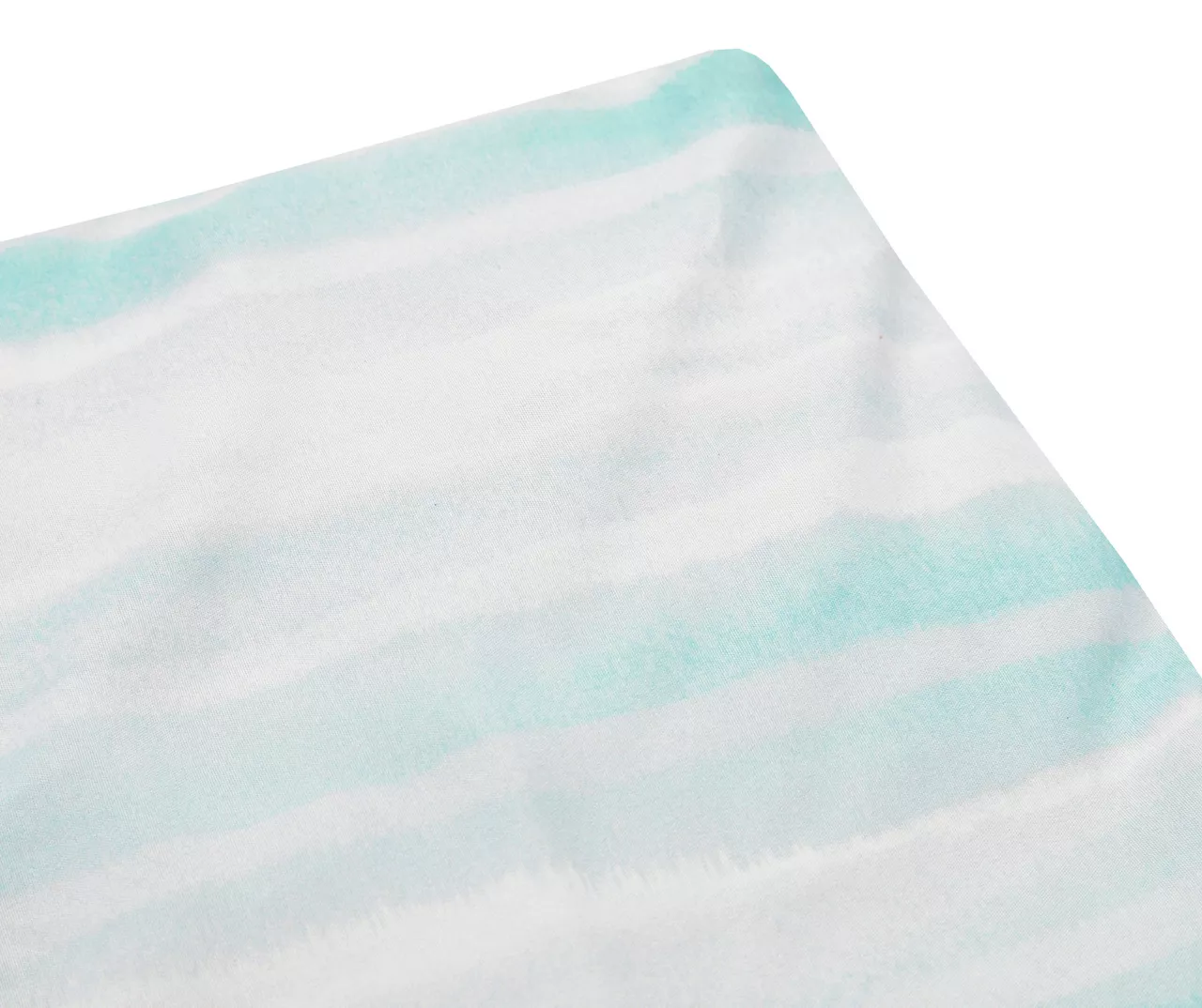 Aqua & Gray Stripe Queen 14-Piece Reversible Comforter Set - Image 2