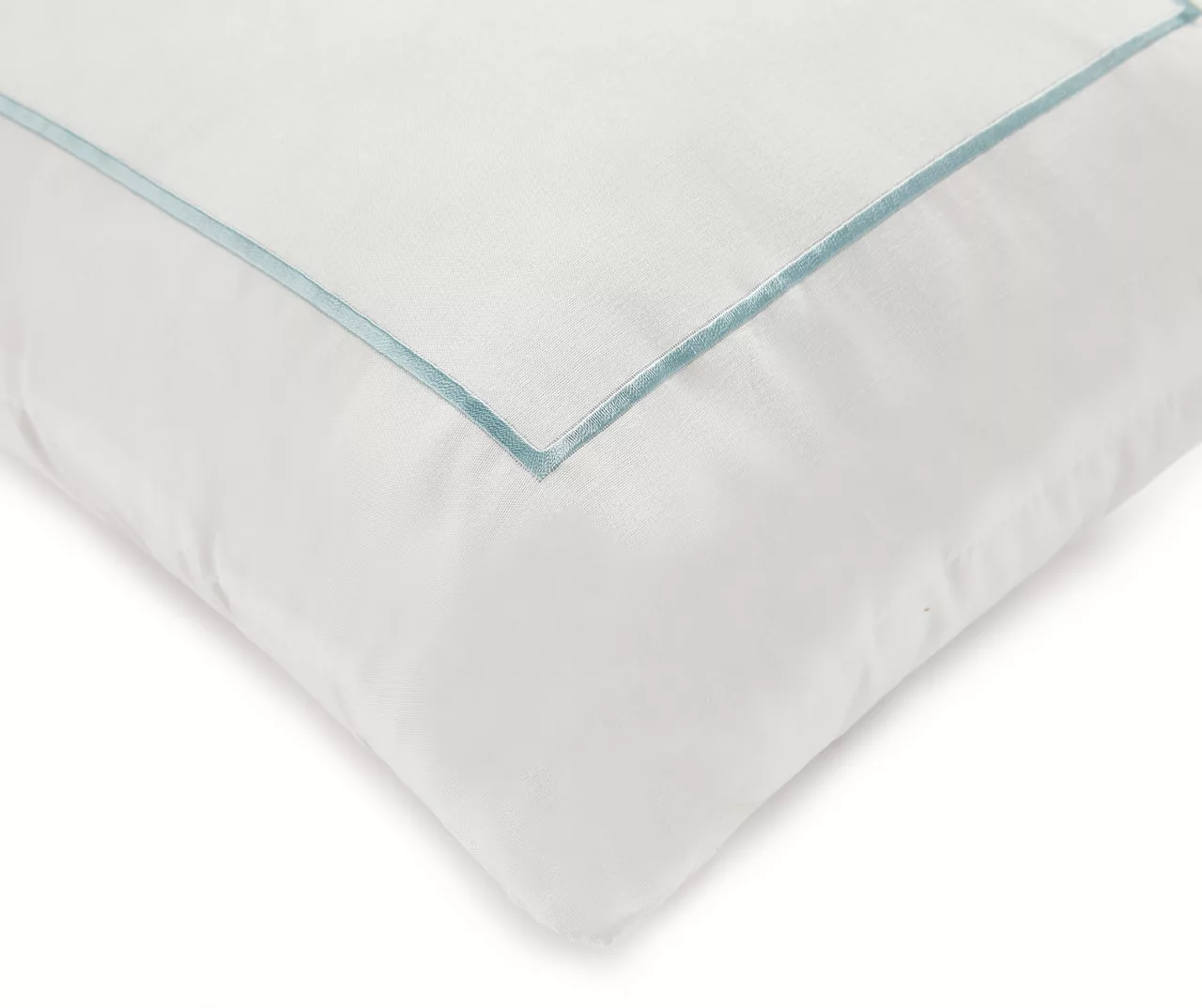 Aqua & Gray Stripe Queen 14-Piece Reversible Comforter Set - Image 8