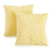 Real Living Wave Throw Pillow, 2-Pack