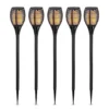 Flame Torch 5-Piece Solar Pathway Light Set
