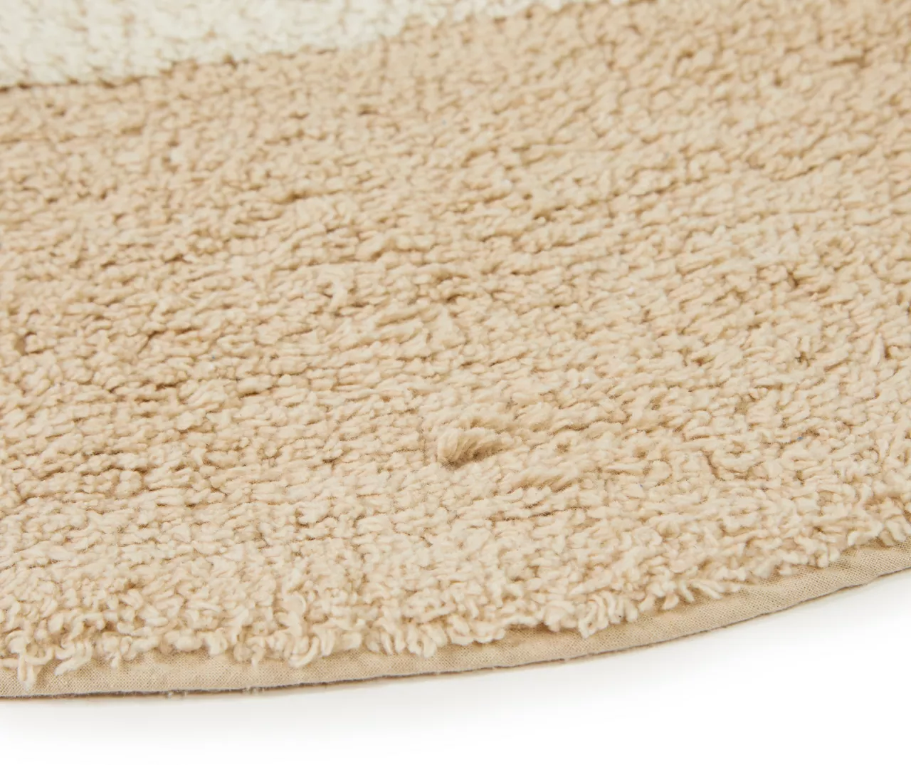 Grecian Getaway Beige Shell Round Bath Rug - Image 3