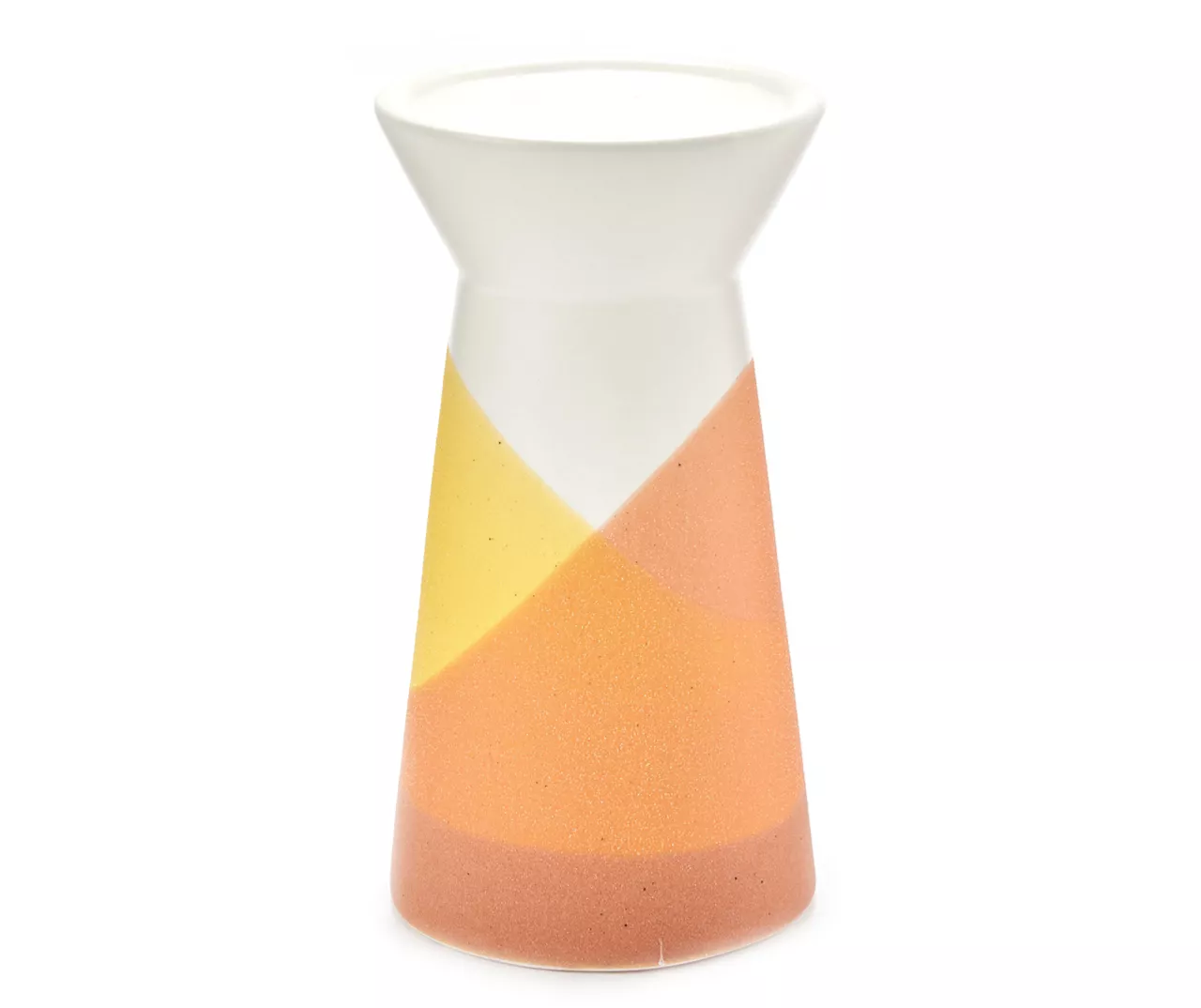 Real Living Color Block Ceramic Pillar Candle Holder - Image 2