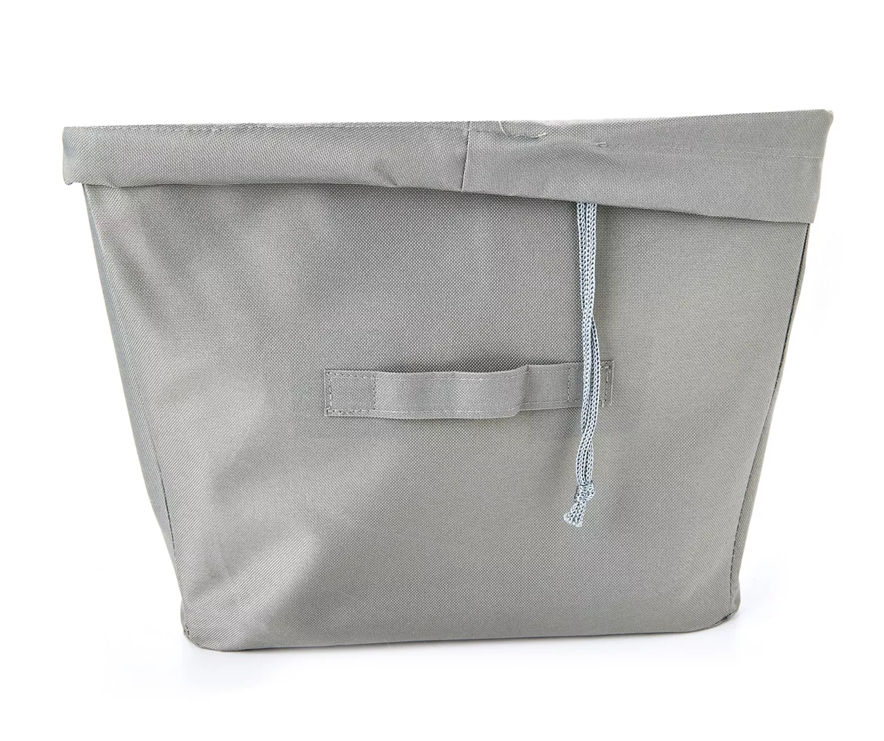 Gray Soft-Sided Laundry Hamper - Image 2