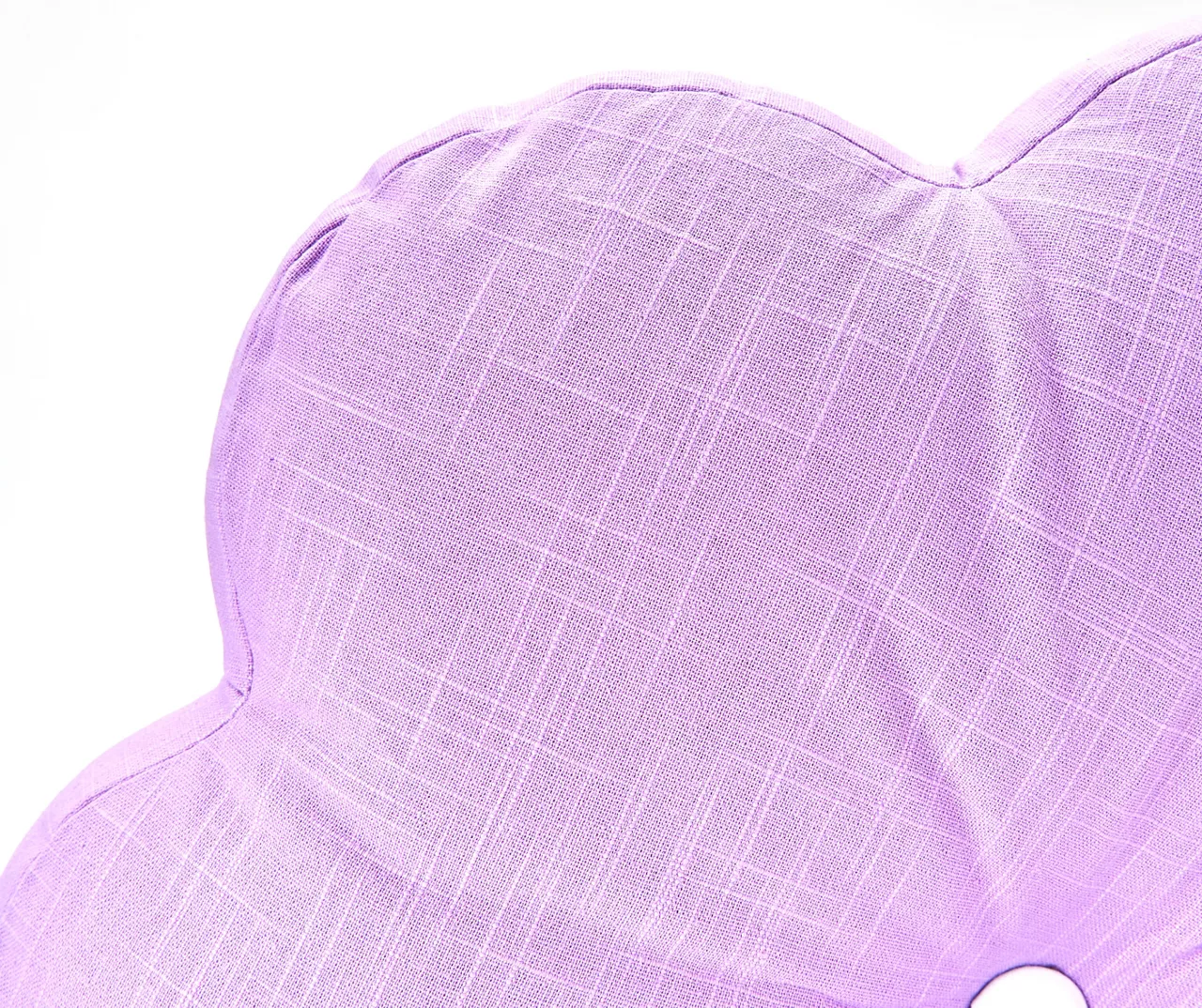 Euphoric Expression African Violet Flower Shaped Throw Pillow - Image 2