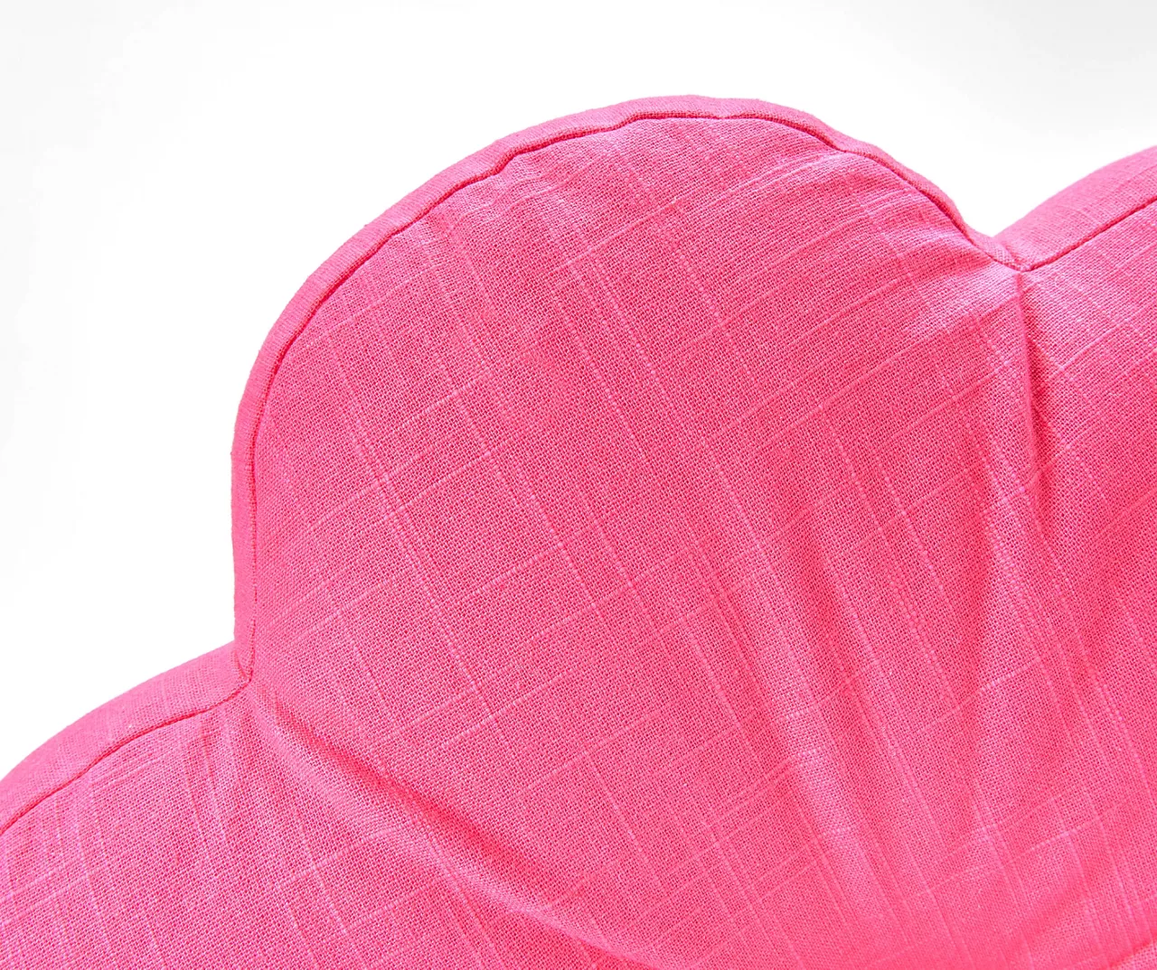 Euphoric Expression Pink Flower Shaped Throw Pillow - Image 2