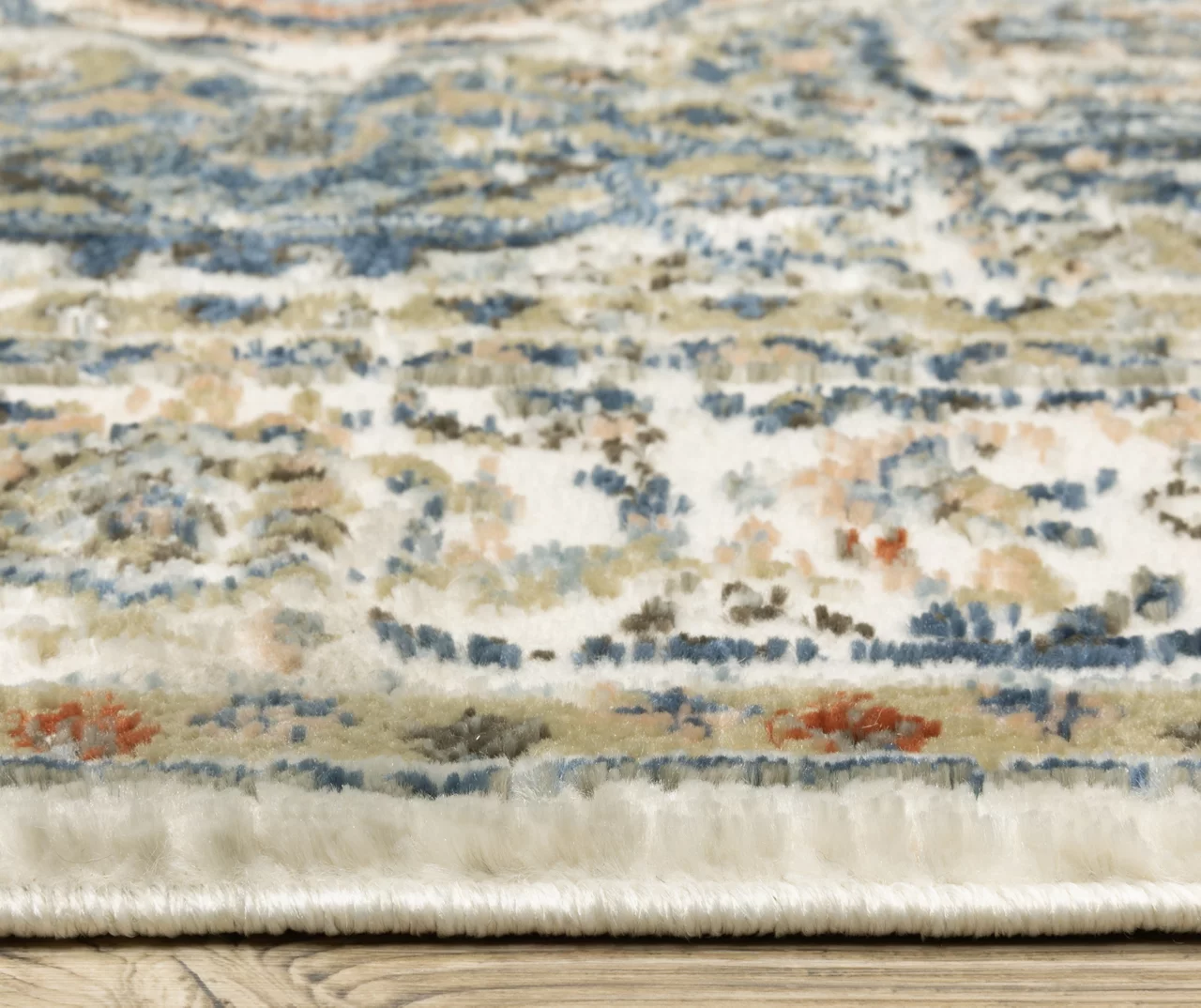 Gray & Blue Medallion Area Rug & Runner Set - Image 8