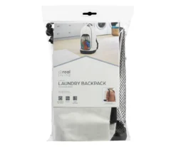 White Canvas Laundry Backpack